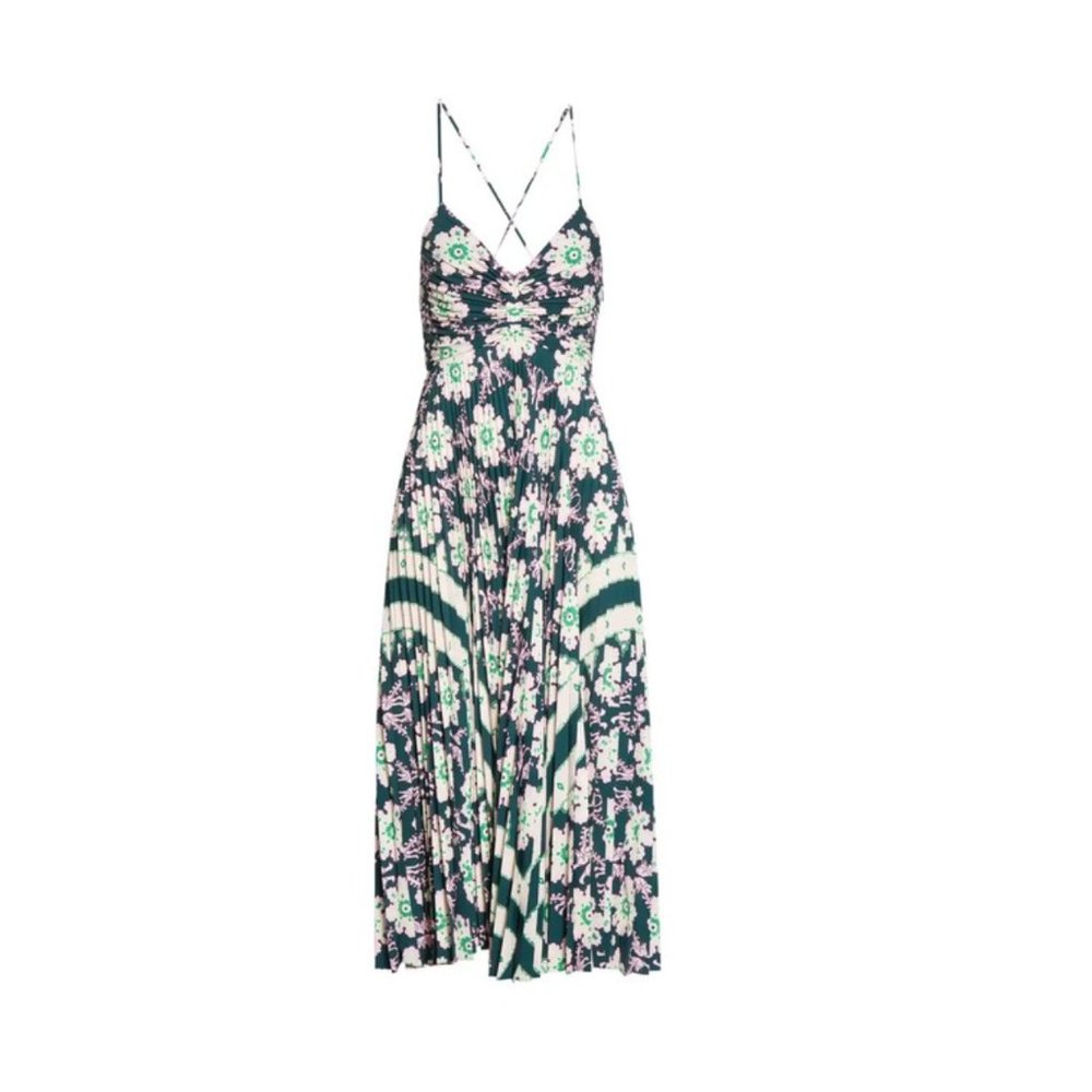 SOLD! A.L.C. Gemini Print Pleated Cocktail Dres